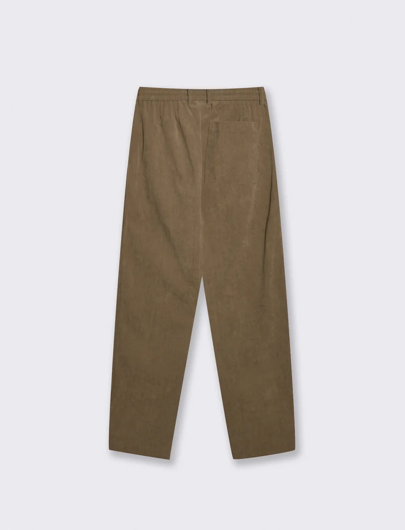 Pantaloni Jogger Velluto Easy Formal Fit Uomo - Moro