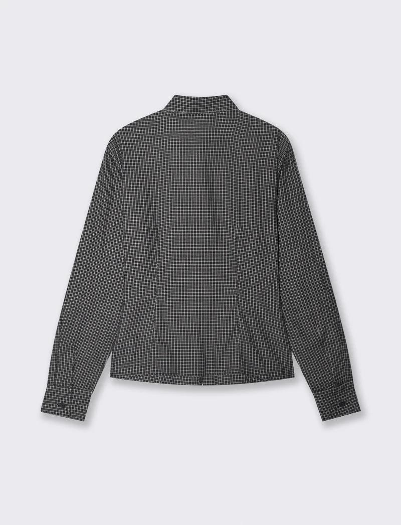 Camicia a quadri manica lunga slim - var 2