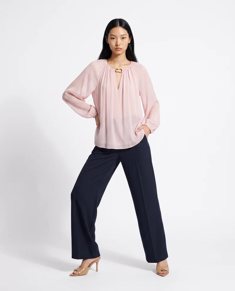 Pantaloni con pinches eleganti e versatili - var 2