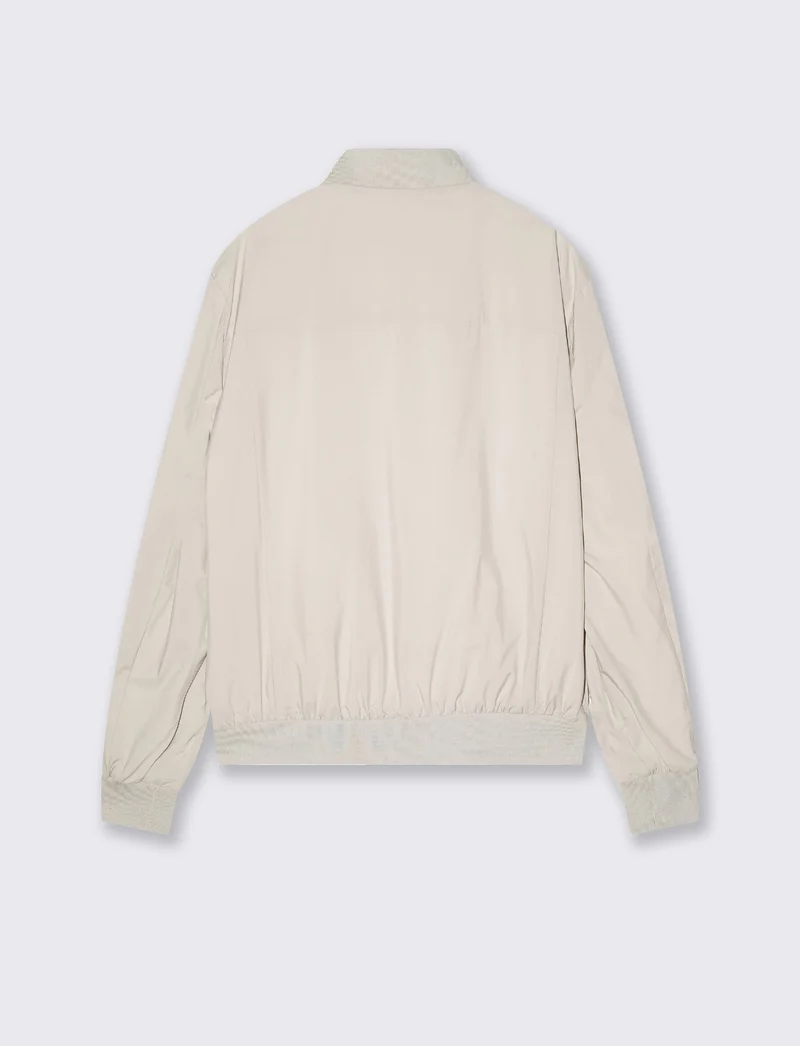 Bomber Basic in Tessuto Tecnico - Sabbia