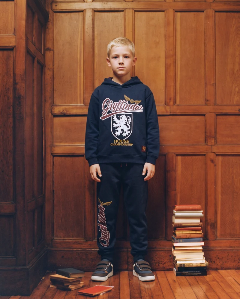 Jogger Harry Potter in cotone blu - Blu