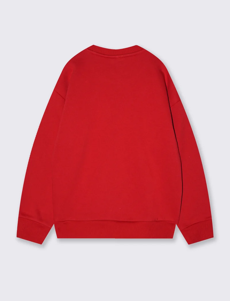 Maglione di Natale ispirato al Grinch - Rosso