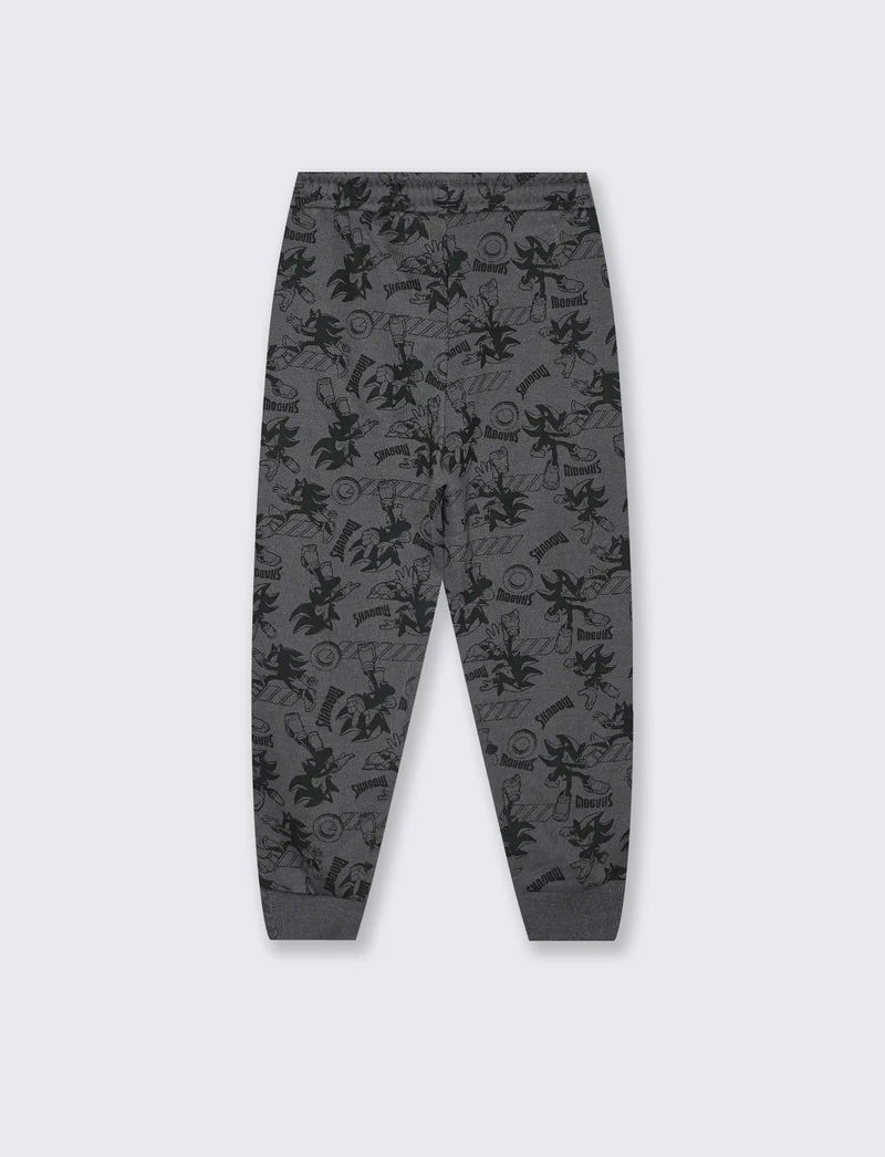 Jogger Sonic in cotone grigio con elastico - Fantasia