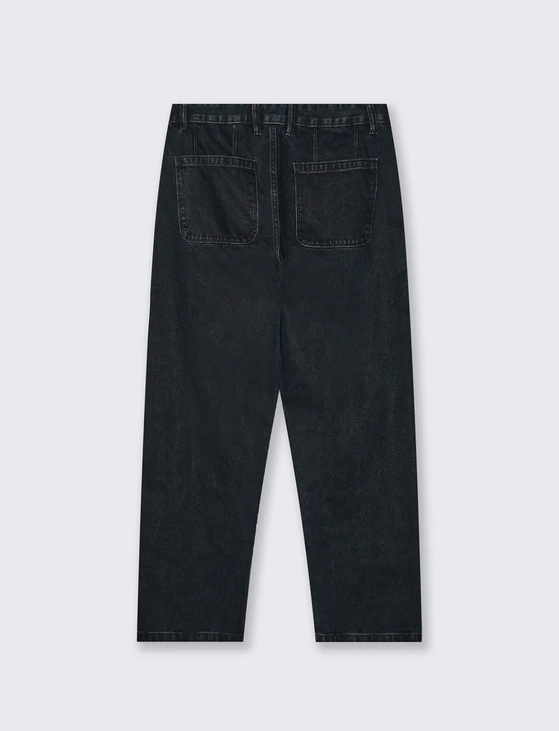 Jeans Chino Blu Black Straight Fit - Nero