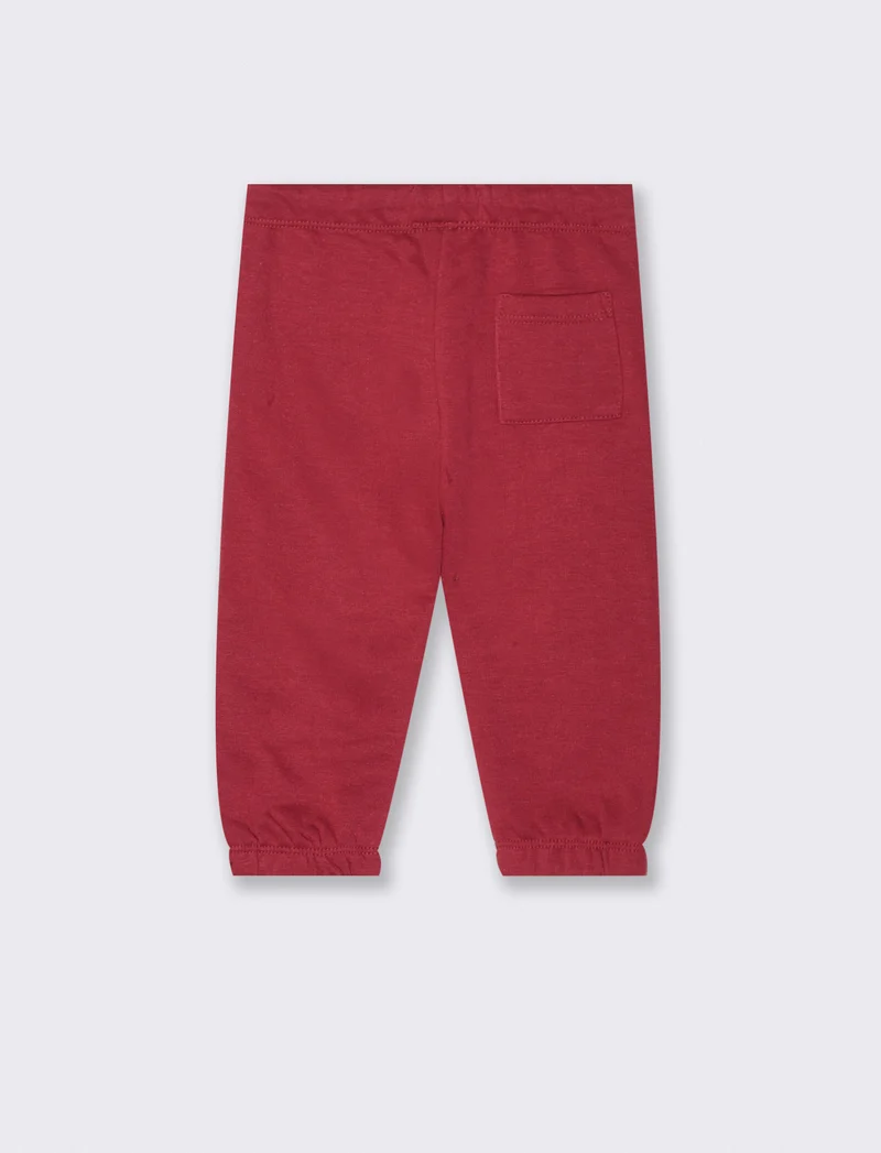 Pantaloni jogger con dettagli - Bordeaux