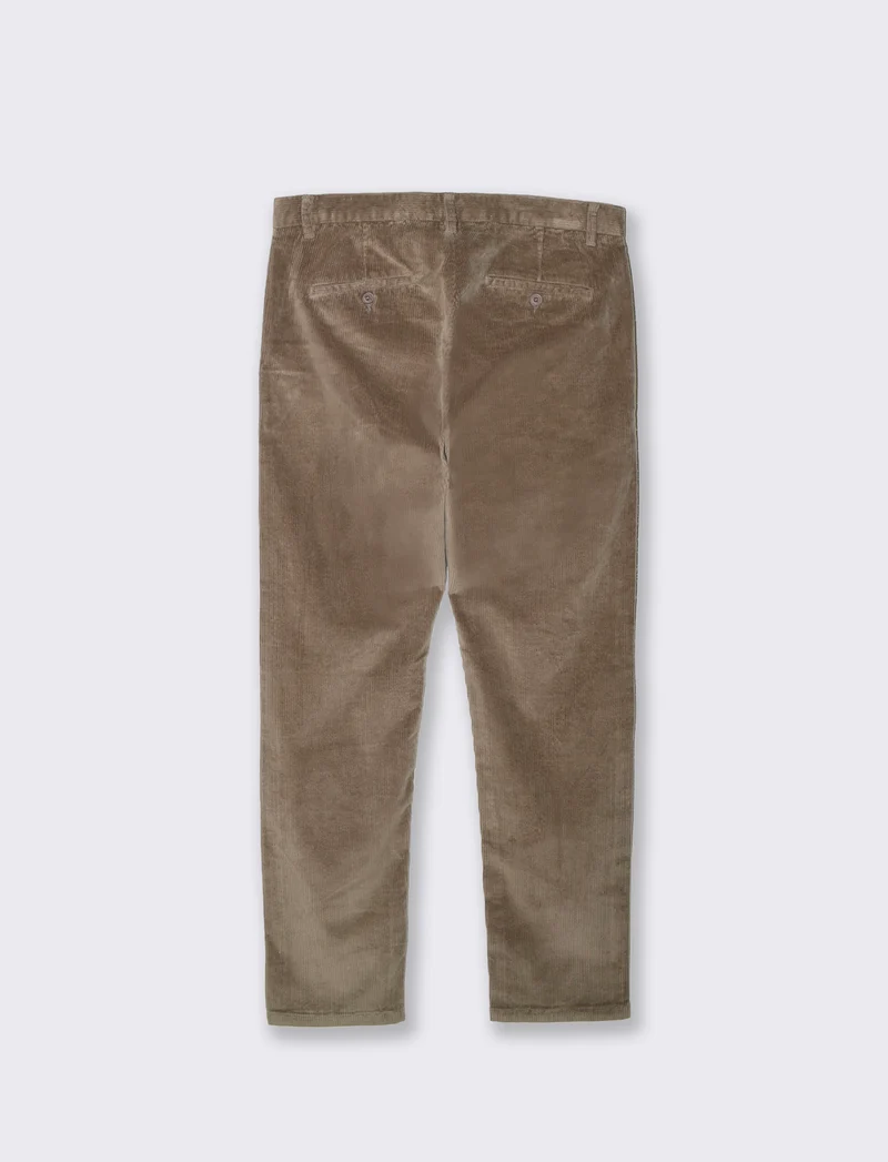 Pantaloni Chino in velluto a coste - Verde kaki