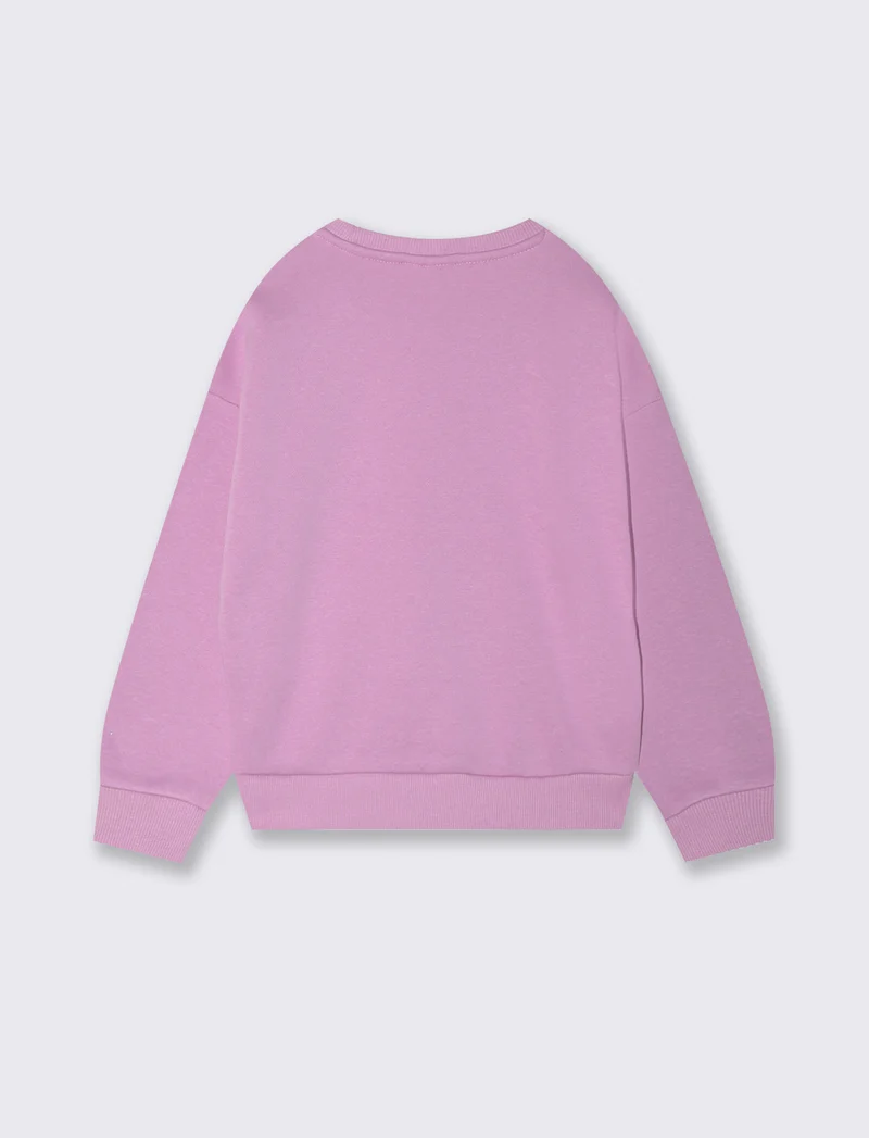 Felpa manica lunga Minions con stampa - Rosa