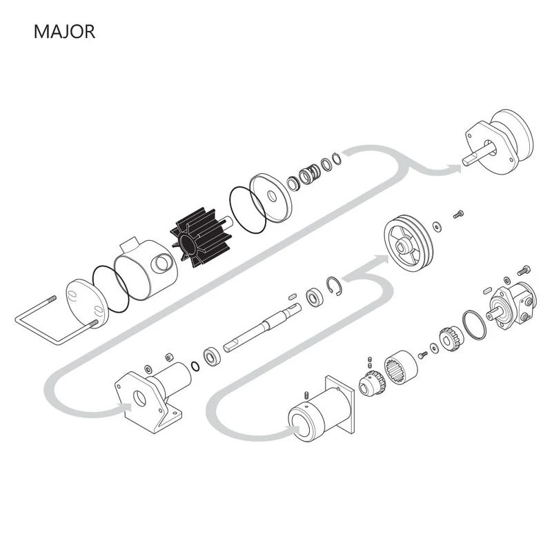 GR-MAJOR60 380V IMPIANTO CE (STOP A SECCO) 470/235 GIRI (BY-PASS)