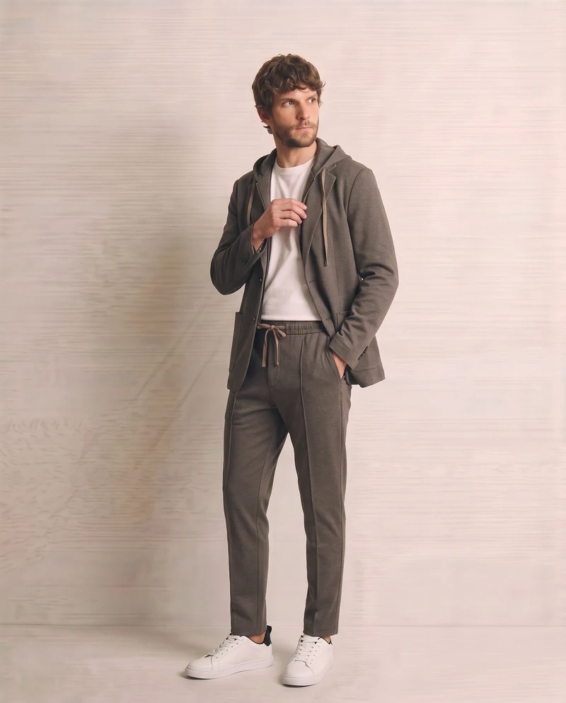 Pantaloni Jogger Easy Formal Fit - Moro