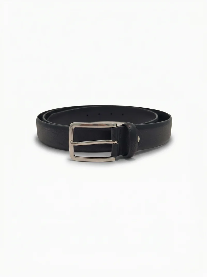 Cintura liscia 3,5 cm per uomo - Blu