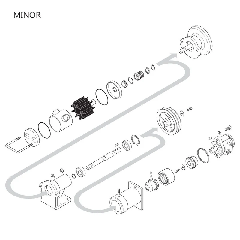 GR-MINOR40 380V IMPIANTO CE 470 GIRI (BY-PASS)