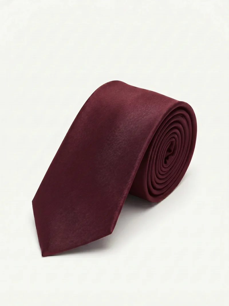 Cravatta liscia 8cm per uomo elegante - Viola