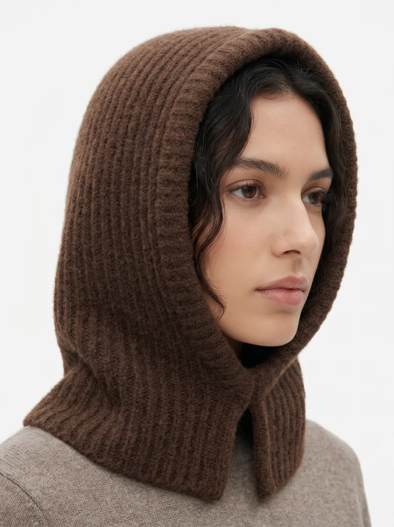 Cappuccio Balaclava elegante - Moro
