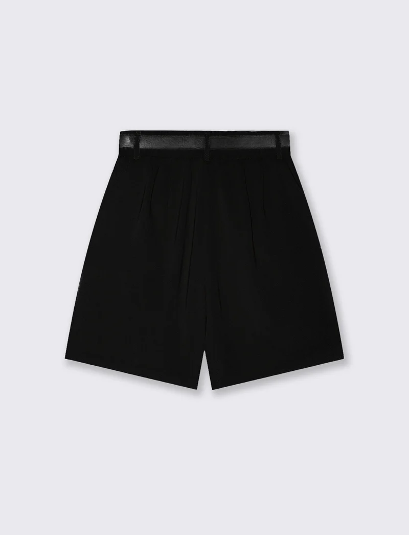 Shorts con cintura trendy e versatili - Nero