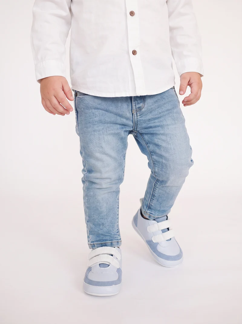 Jeans neonato modello straight disponibile - Denim chiaro