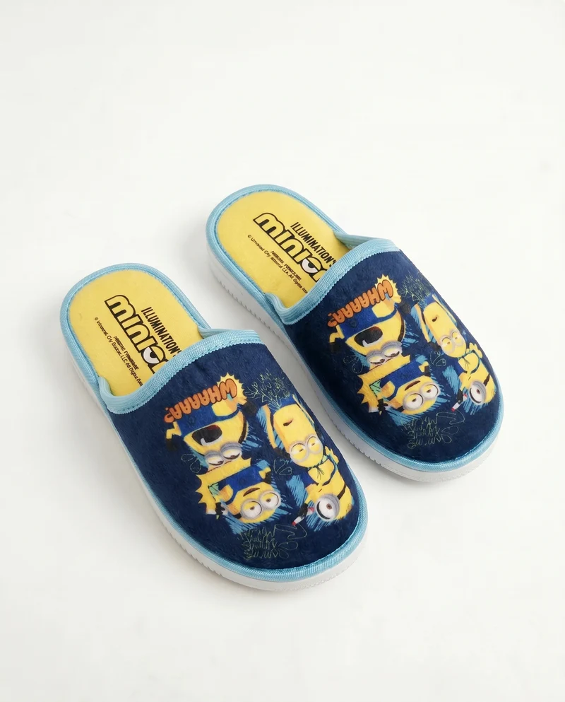 Pantofola Minions© per bambini blu - Blu
