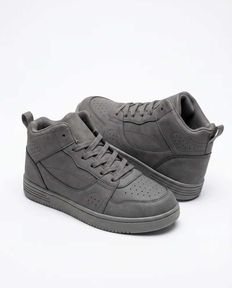 Sneakers monocolore grigie da bambino - Grigio