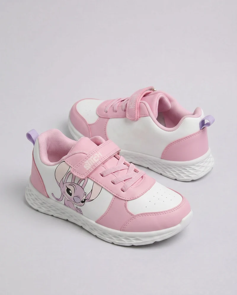 Sneakers rosa Stitch&Angel© per bambine - Rosa