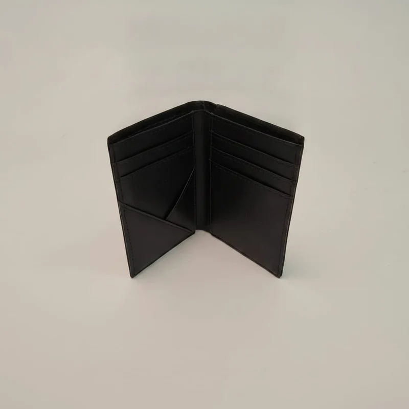 Portafogli uomo effetto pelle elegante - Nero