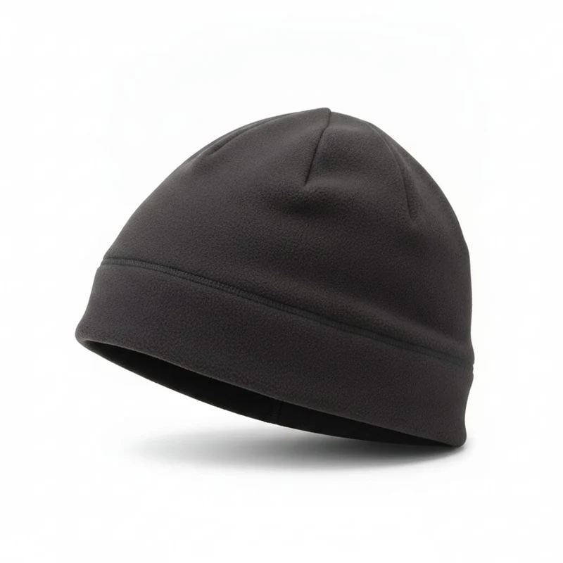 Cappello cuffia in pile basic unisex - Grigio