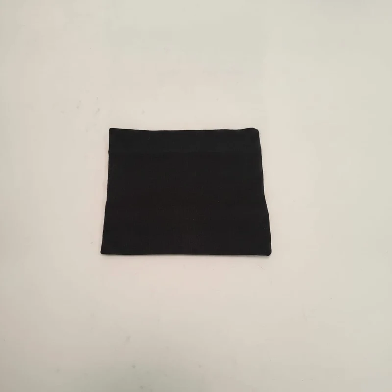 Collo bambino basic in maglia morbida - Nero