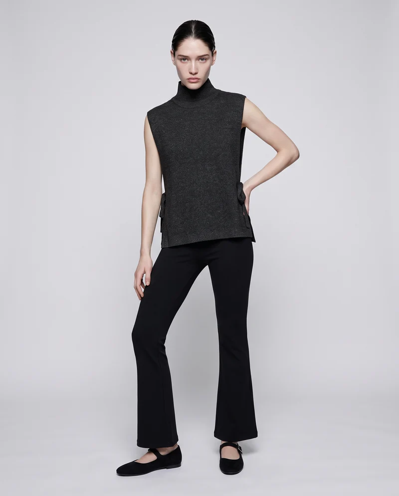 Fuseaux flare: stile e comfort unici - Nero