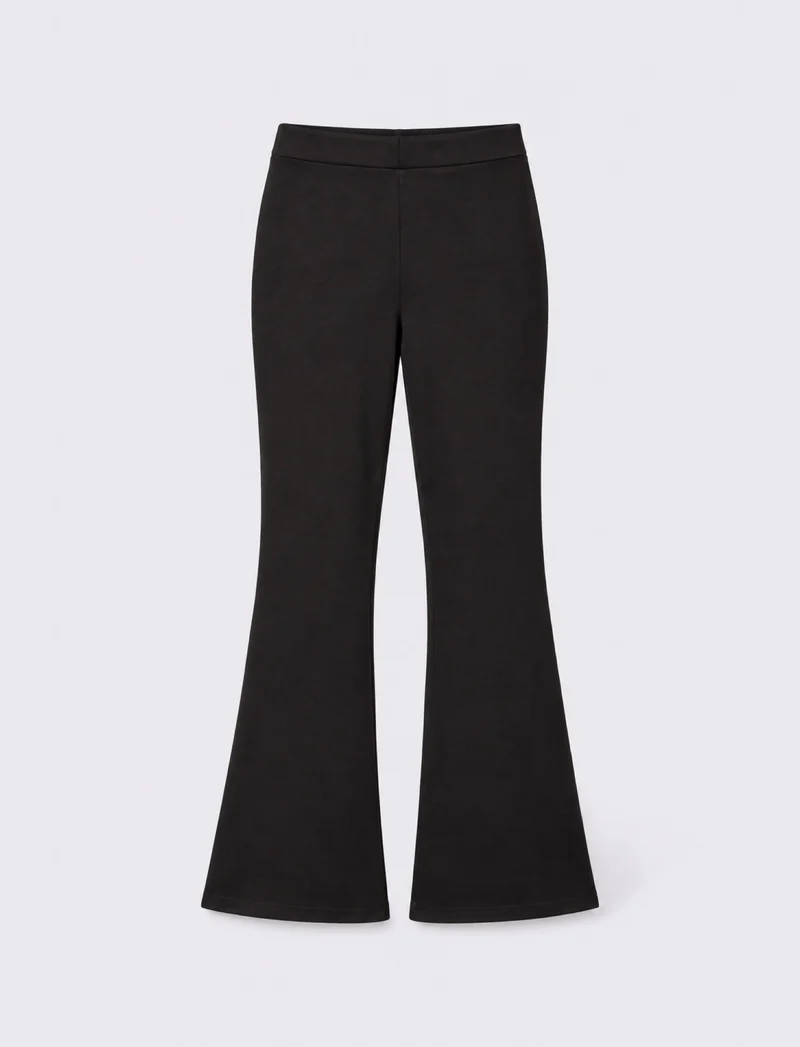 Fuseaux flare: stile e comfort unici - Nero
