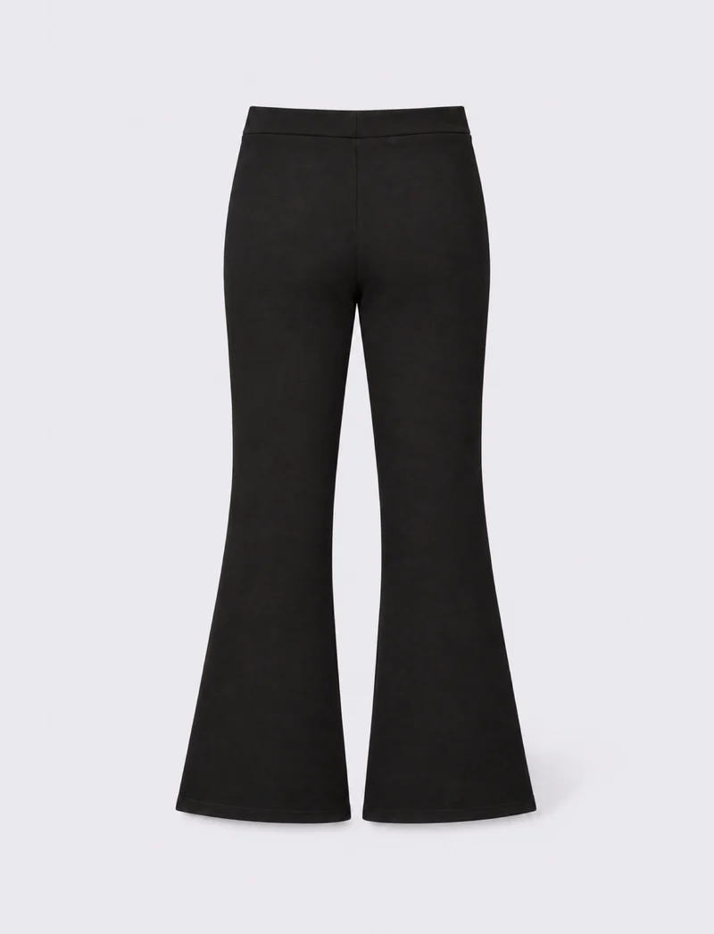 Fuseaux flare: stile e comfort unici - Nero