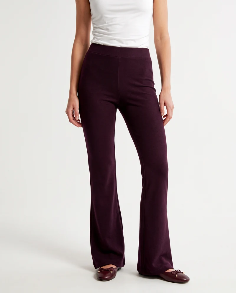 Fuseaux flare: stile e comfort unici - Bordeaux