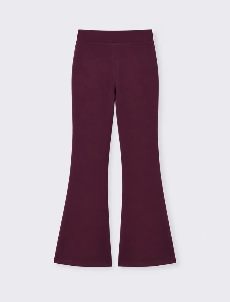 Fuseaux flare: stile e comfort unici - Bordeaux