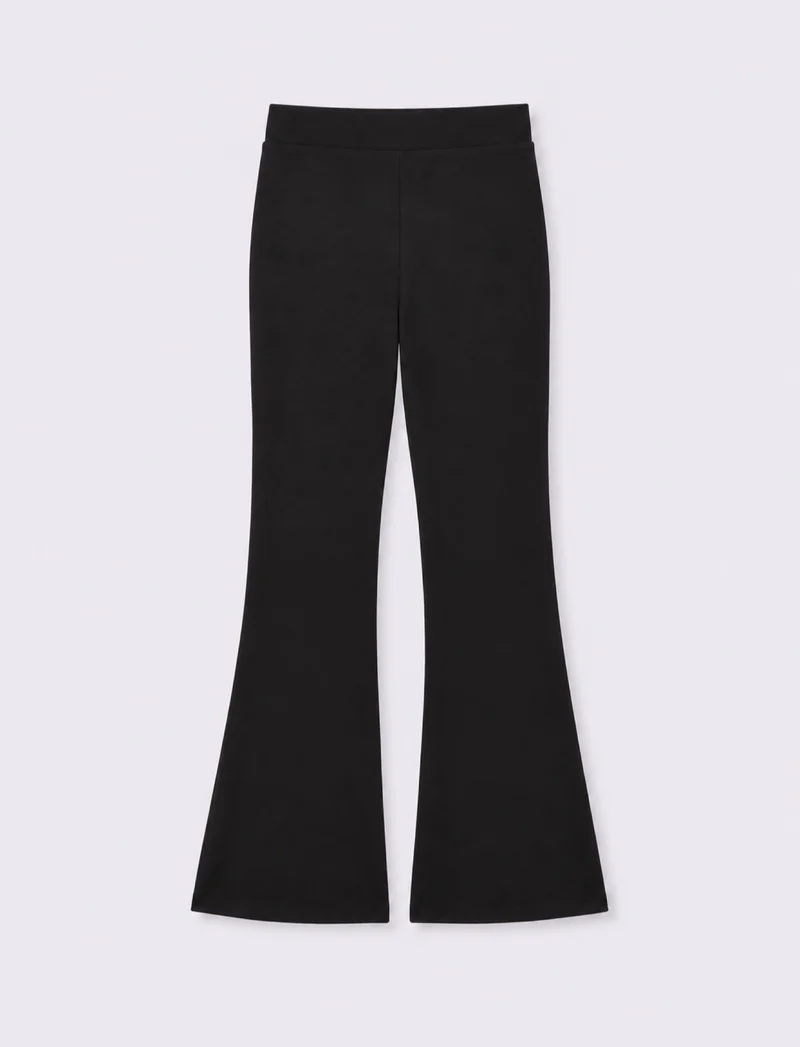 Fuseaux flare: stile e comfort unici - Nero