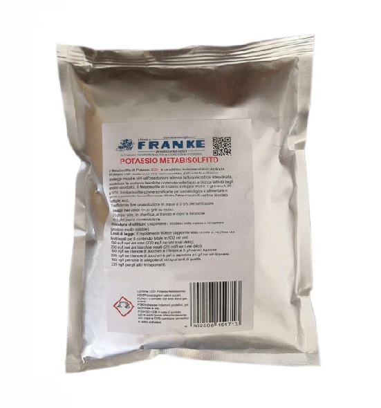 METABISOLFITO DI POTASSIO IN POLVERE 1kg