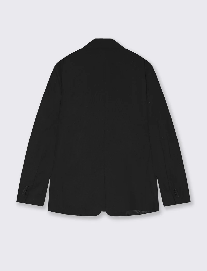 Blazer Formal Fit con Dettagli Eleganti - Nero