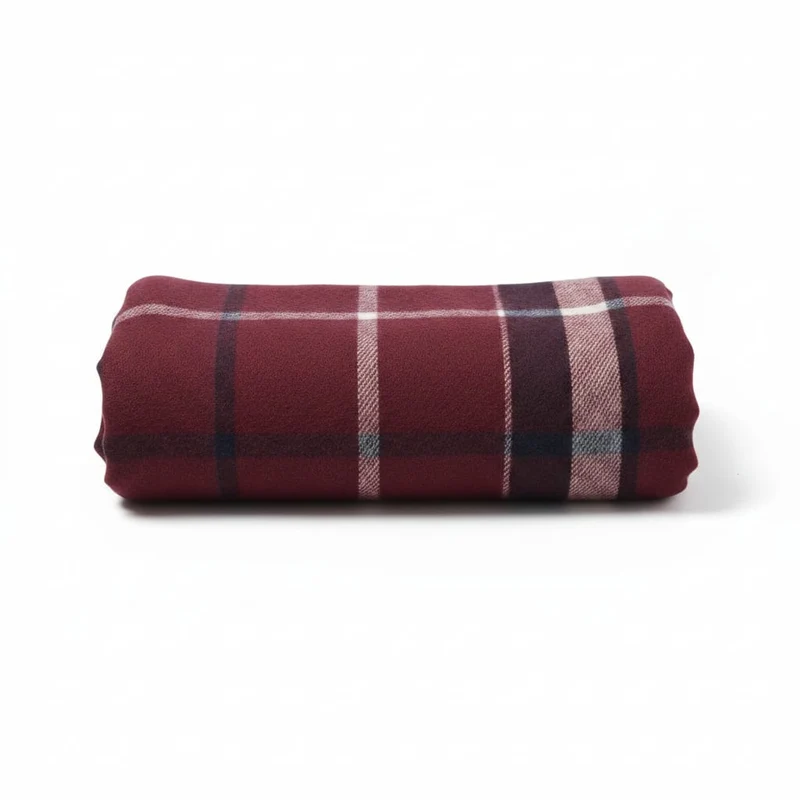 Sciarpa uomo a quadri eleganti - Bordeaux