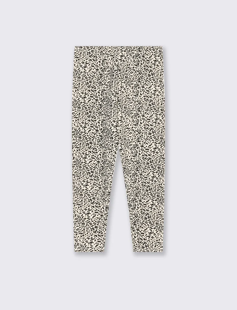 Leggings elasticizzati in cotone per bambina - Fantasia
