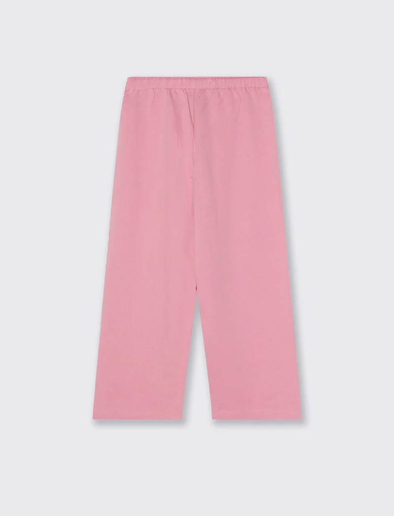 Pantafitness Jogger in Cotone per Bambina - Rosa candy