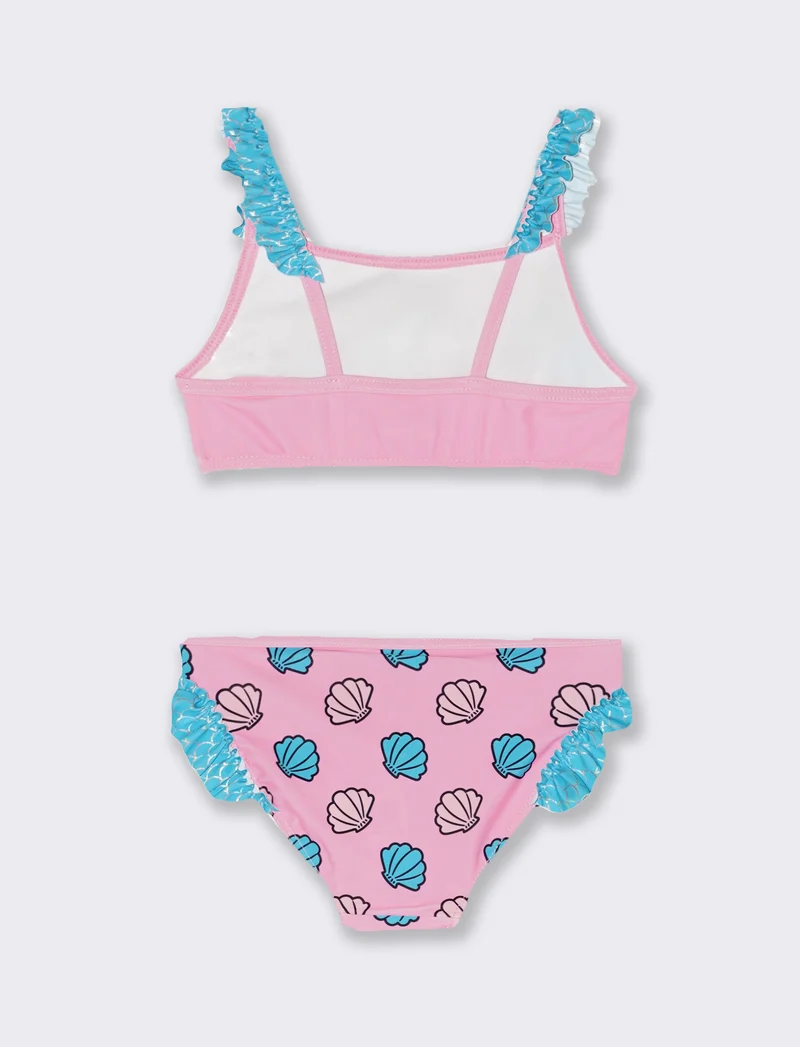 Costume Sirenetta due pezzi bambina - Rosa