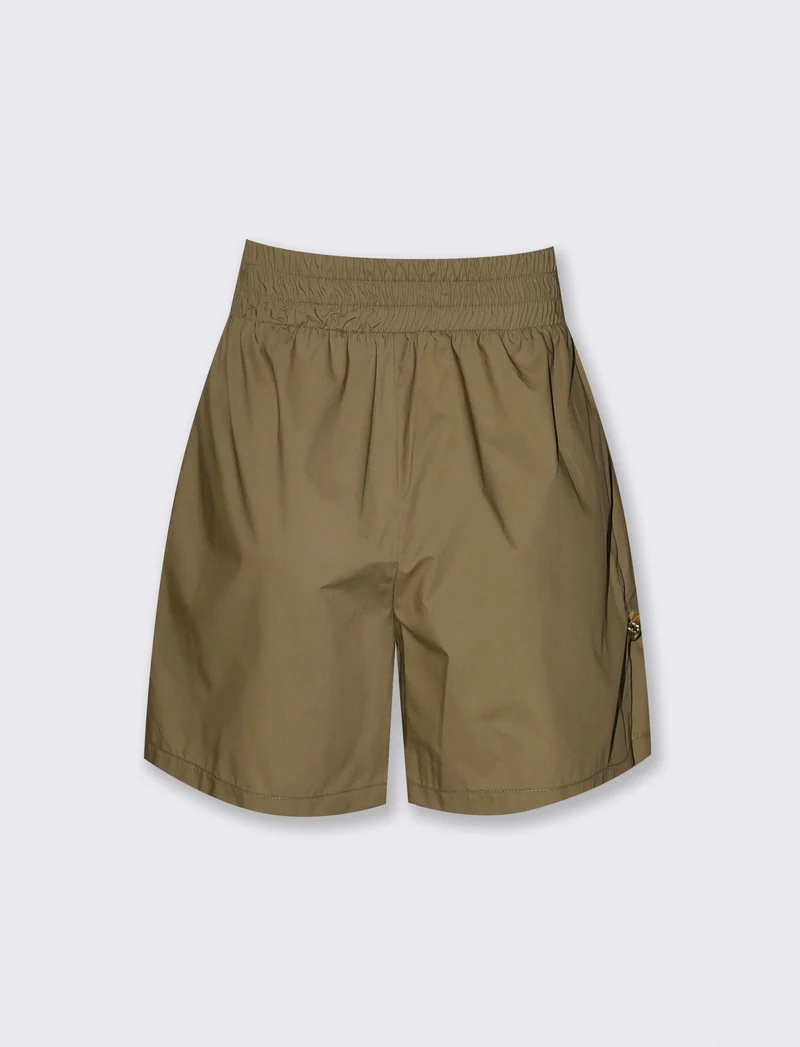 Shorts donna vita alta con bottoni - Ve.milit.