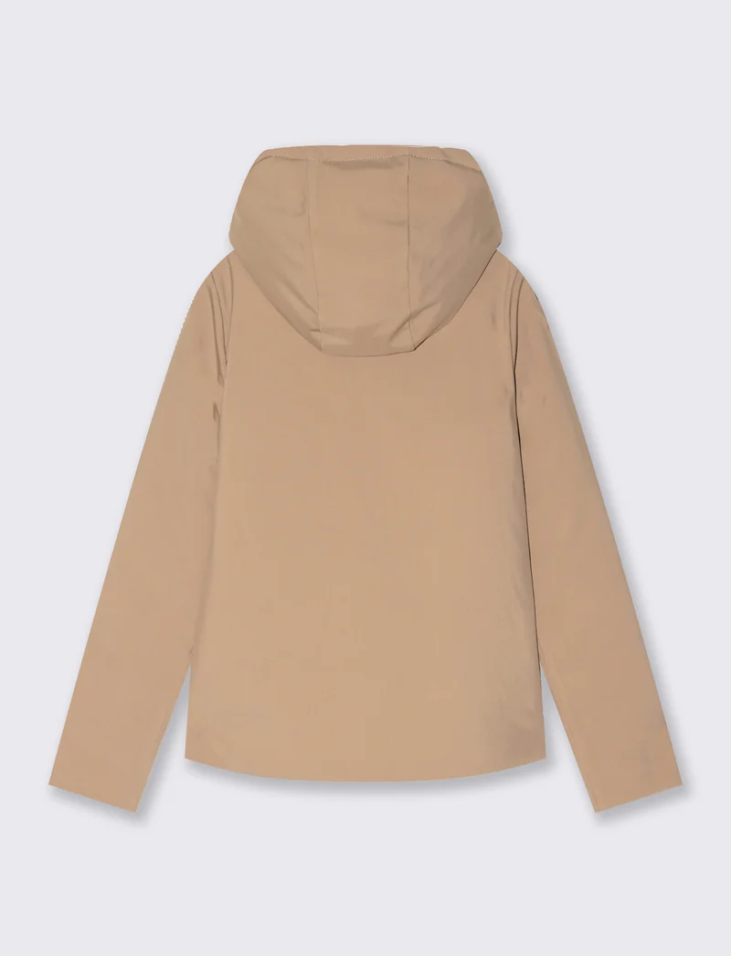 Giubbino doubleface versatile e moderno - Beige grano