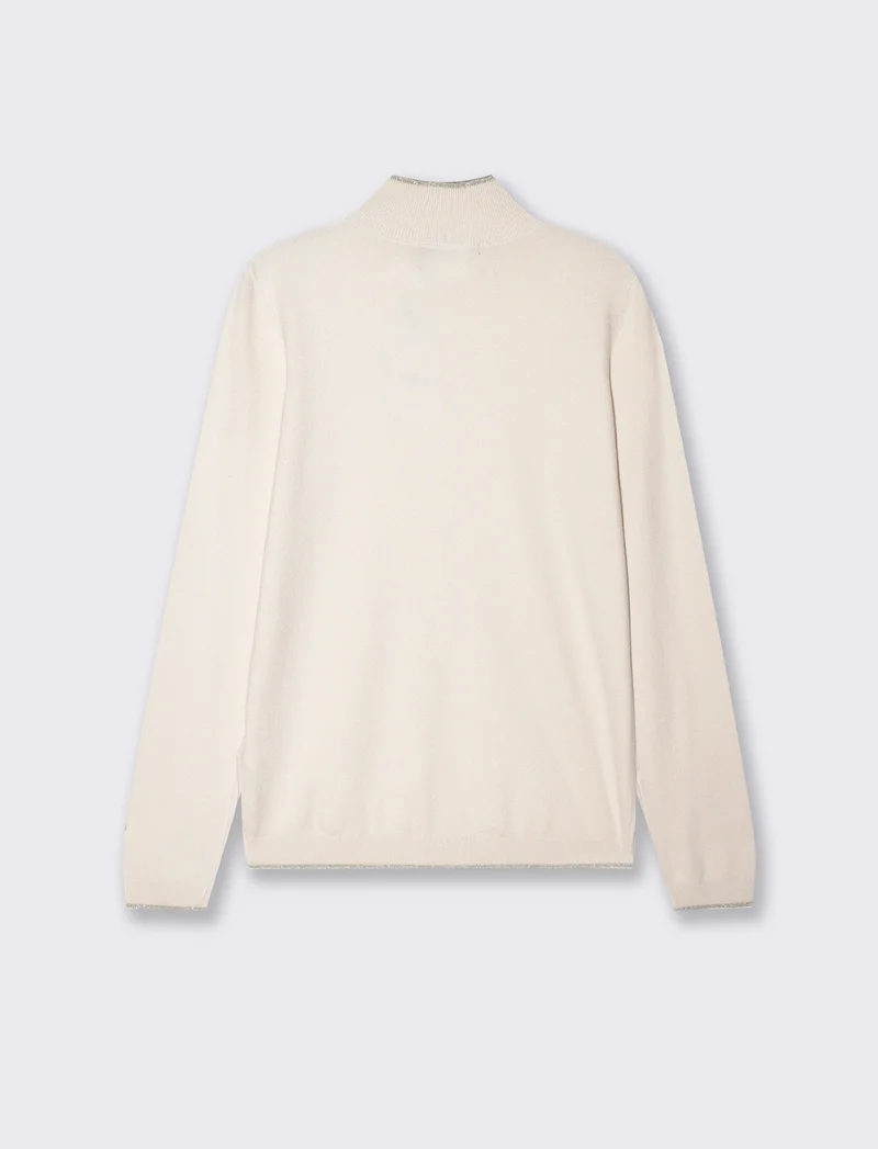 Maglia mezzocollo - Avorio