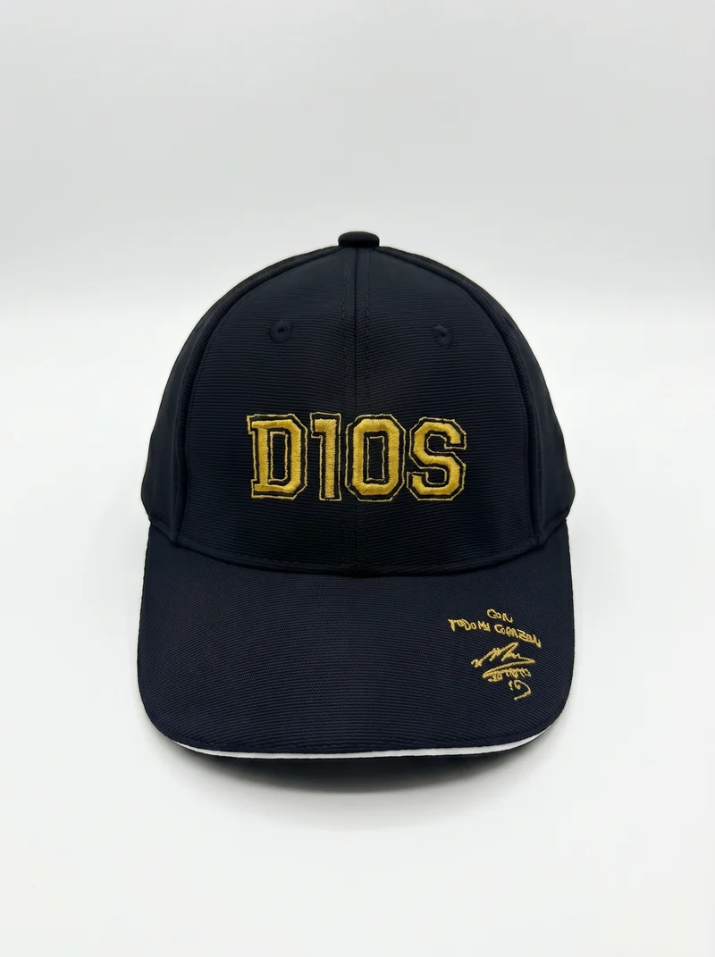 CAPPELLO CON VISIERA DIOS - Blu-giallo