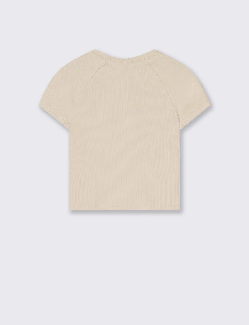 T-shirt crop manica corta raglan - var 2