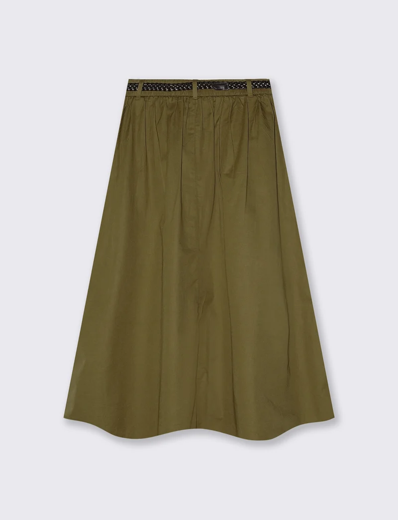 Gonna lunga con elastico sul retro - Ve.milit.