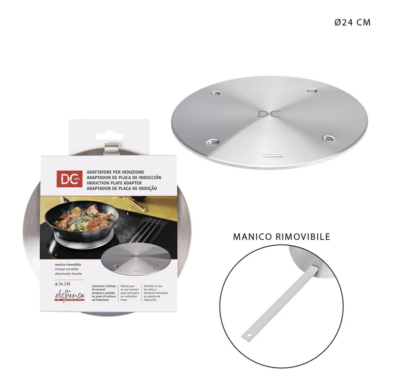 DC CASA adattatore per induzione 24cm