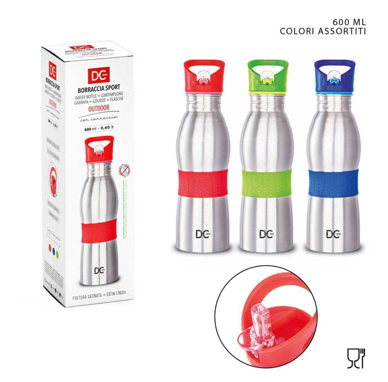 DC CASA borraccia outdo cannuccia 600ml