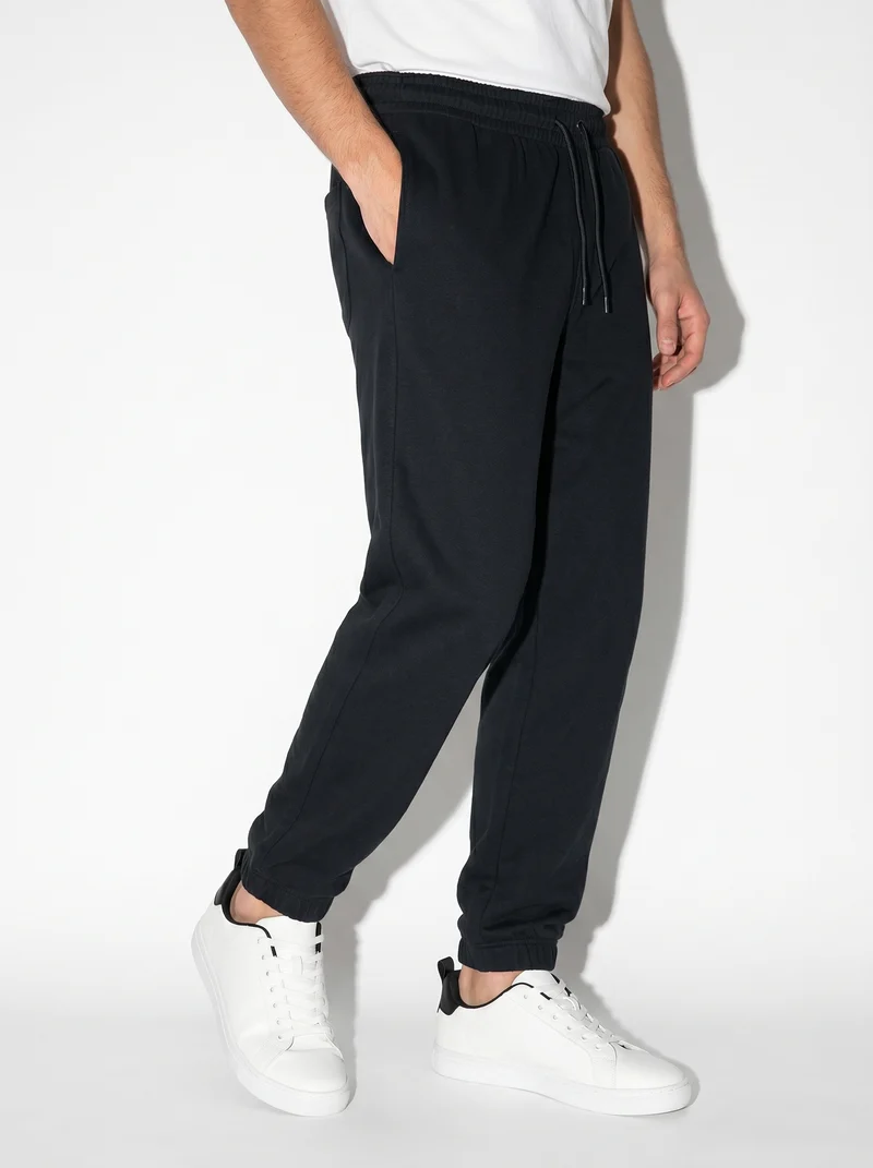 Pantaloni Jogger Basic in Felpa con Elastico - Avion
