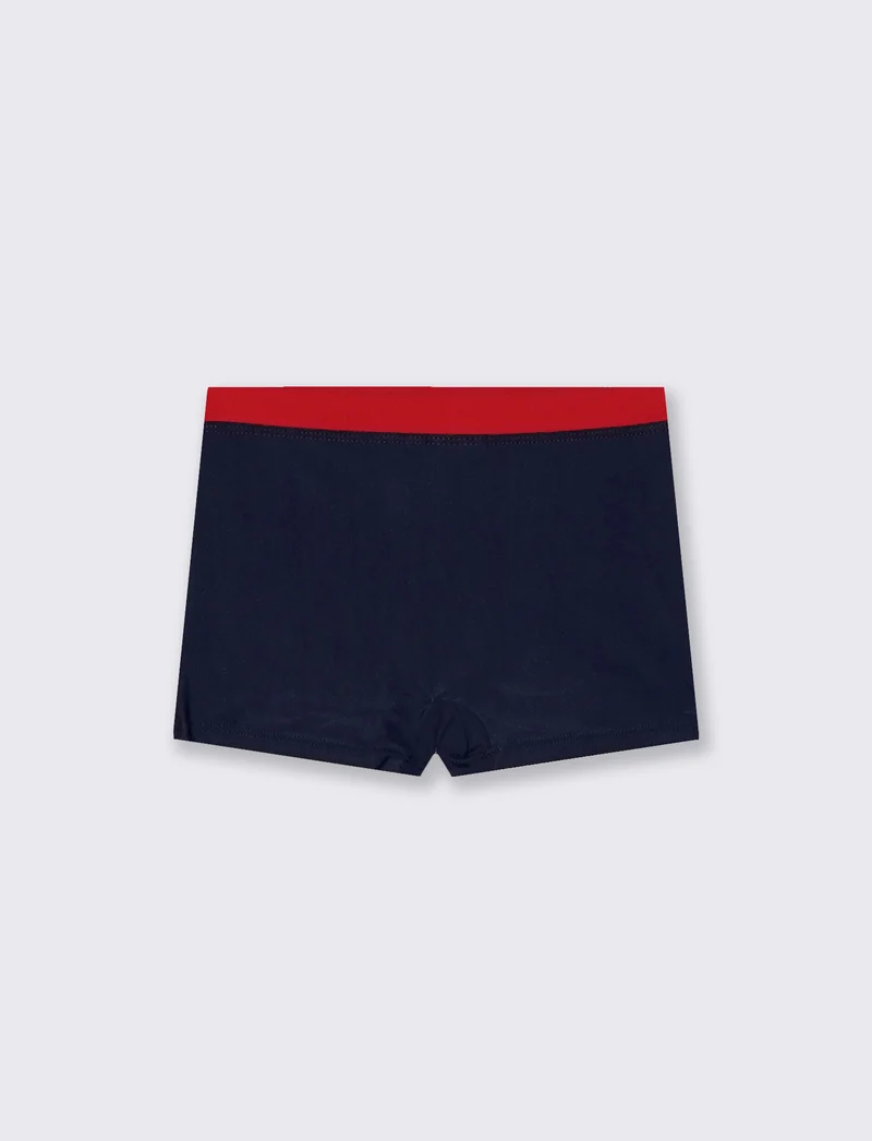 Costume boxer elastico con Spiderman - Blu navy
