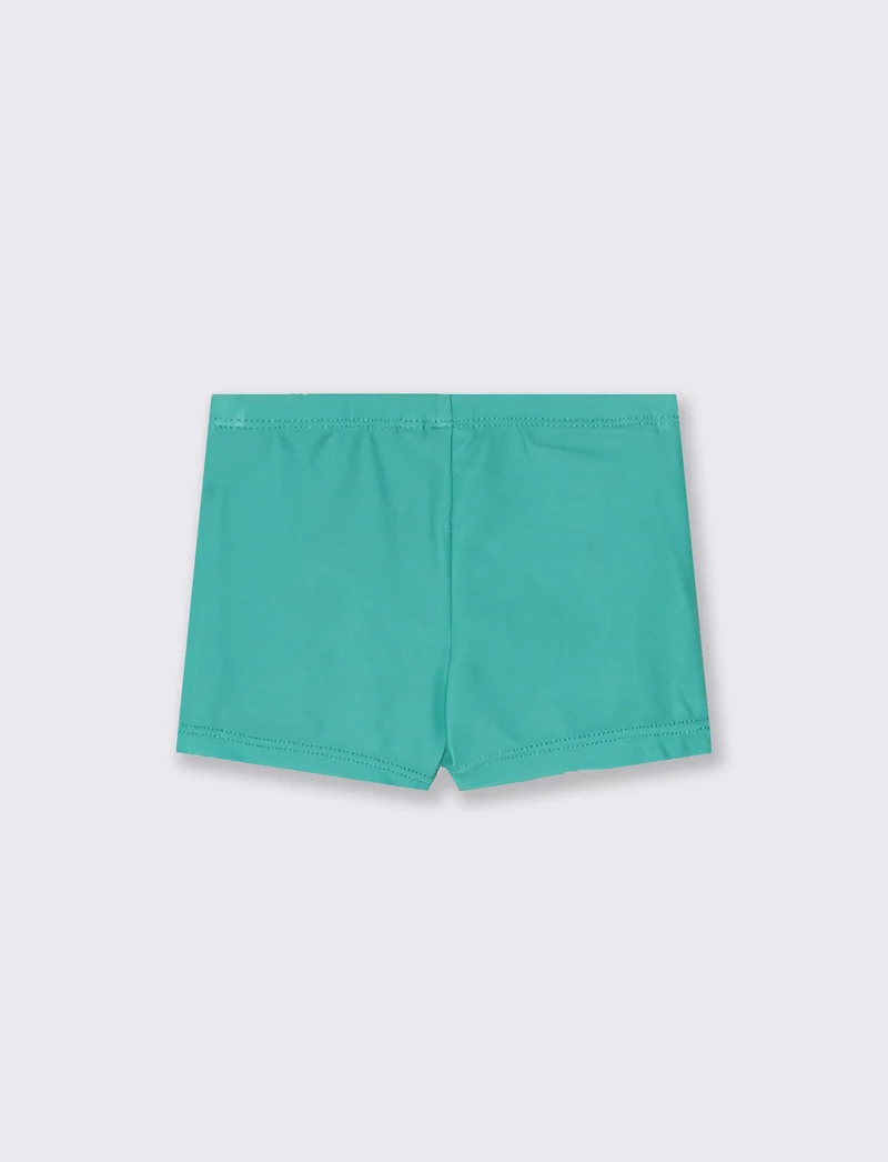 Costume Re Leone modello boxer tinta unita - Verde