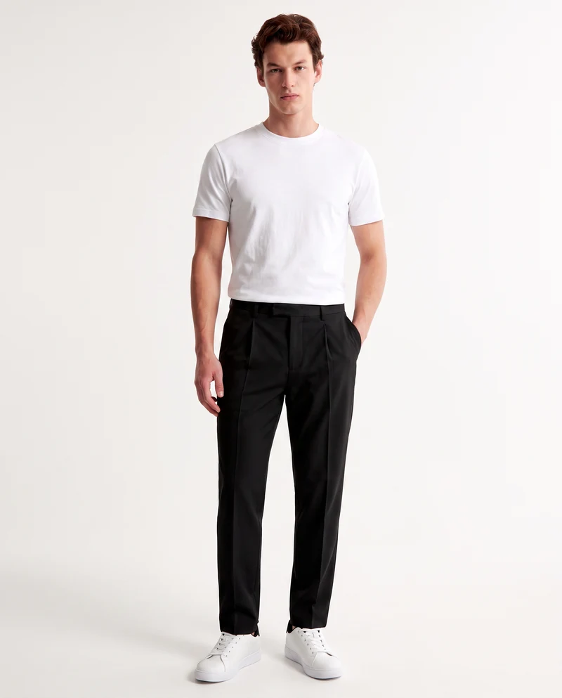 Pantaloni da smoking formal fit eleganti - Nero