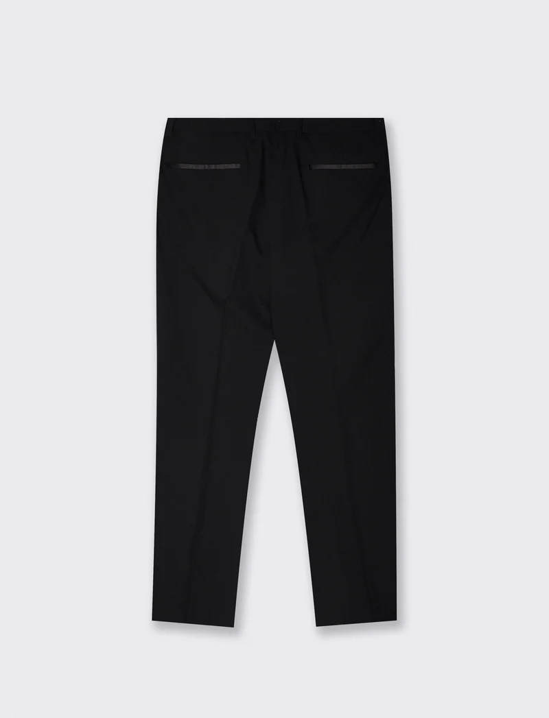 Pantaloni da smoking formal fit eleganti - Nero